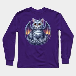 Cat Dragon Long Sleeve T-Shirt